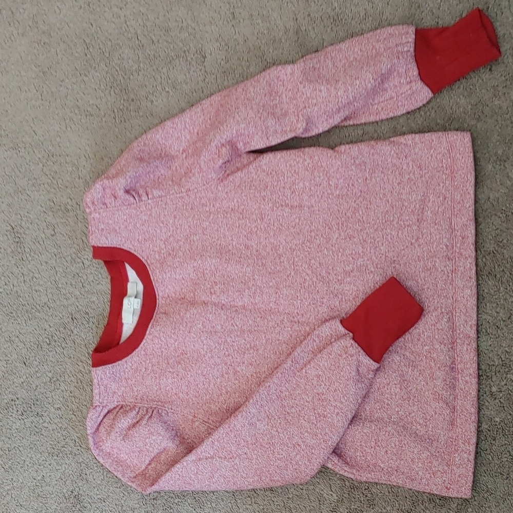Women's Puffy Shoulder Sweater Rust Colored - Medium
